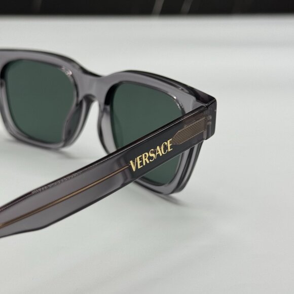 NEW VERSACE VE4486 5510/71 SUNGLASSES UNISEX GREY/GREEN VE4486 5510/71 EYEWEAR main image 4